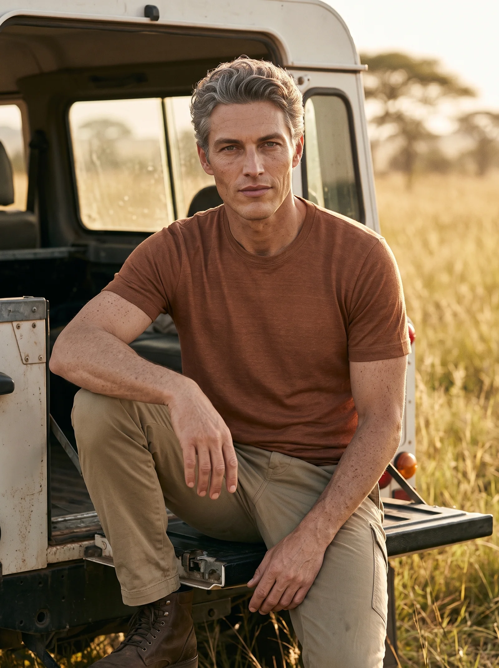 Almates — Safari & Riviera — Shooting AI Maglieria Uomo, immagine 3