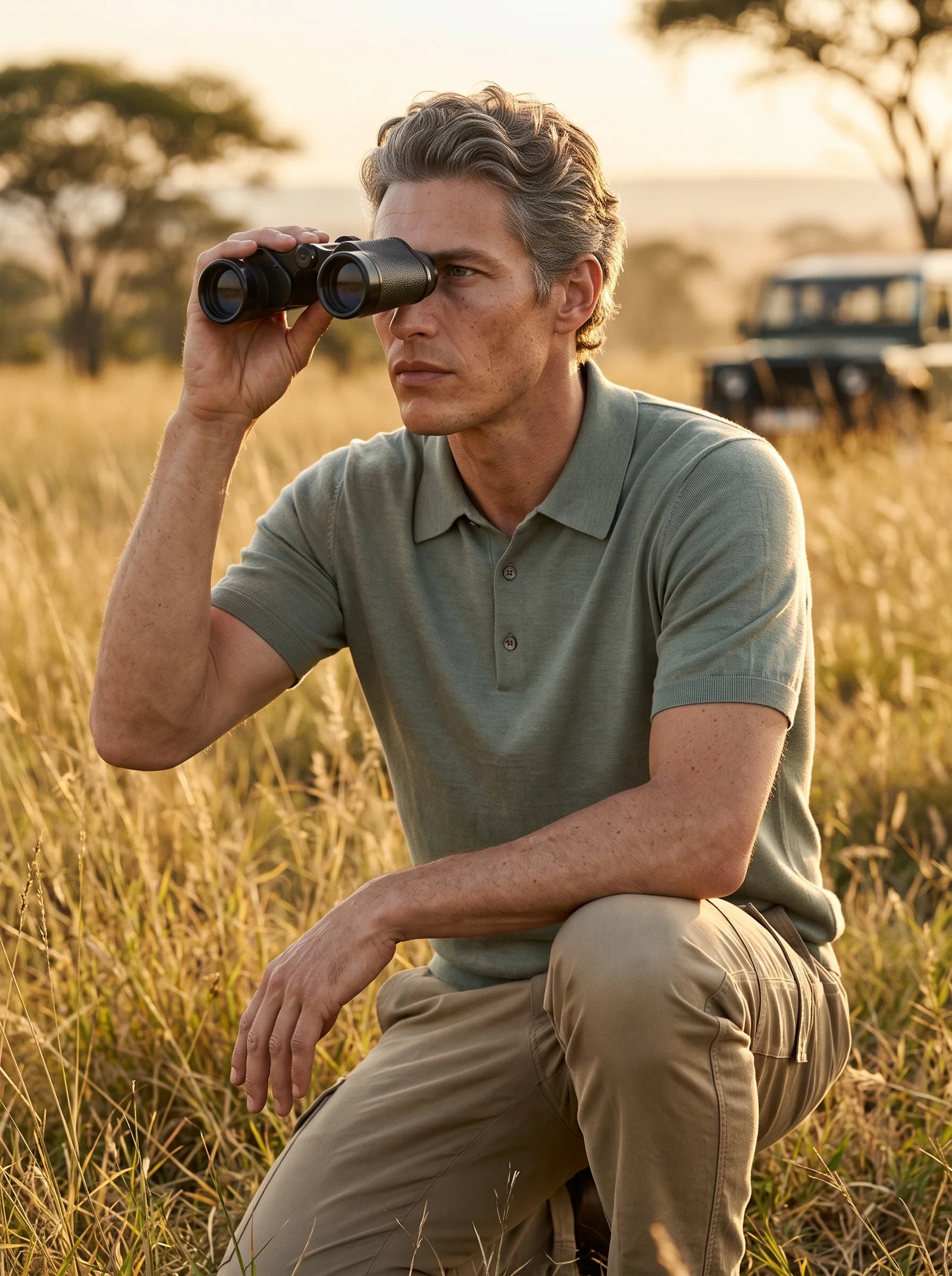 Almates — Safari & Riviera — Shooting AI Maglieria Uomo, immagine 4