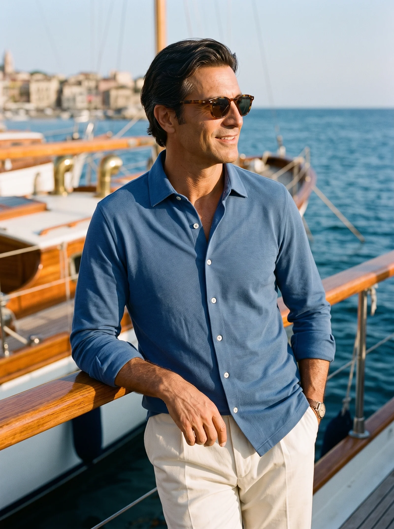 Almates — Safari & Riviera — Shooting AI Maglieria Uomo, immagine 6