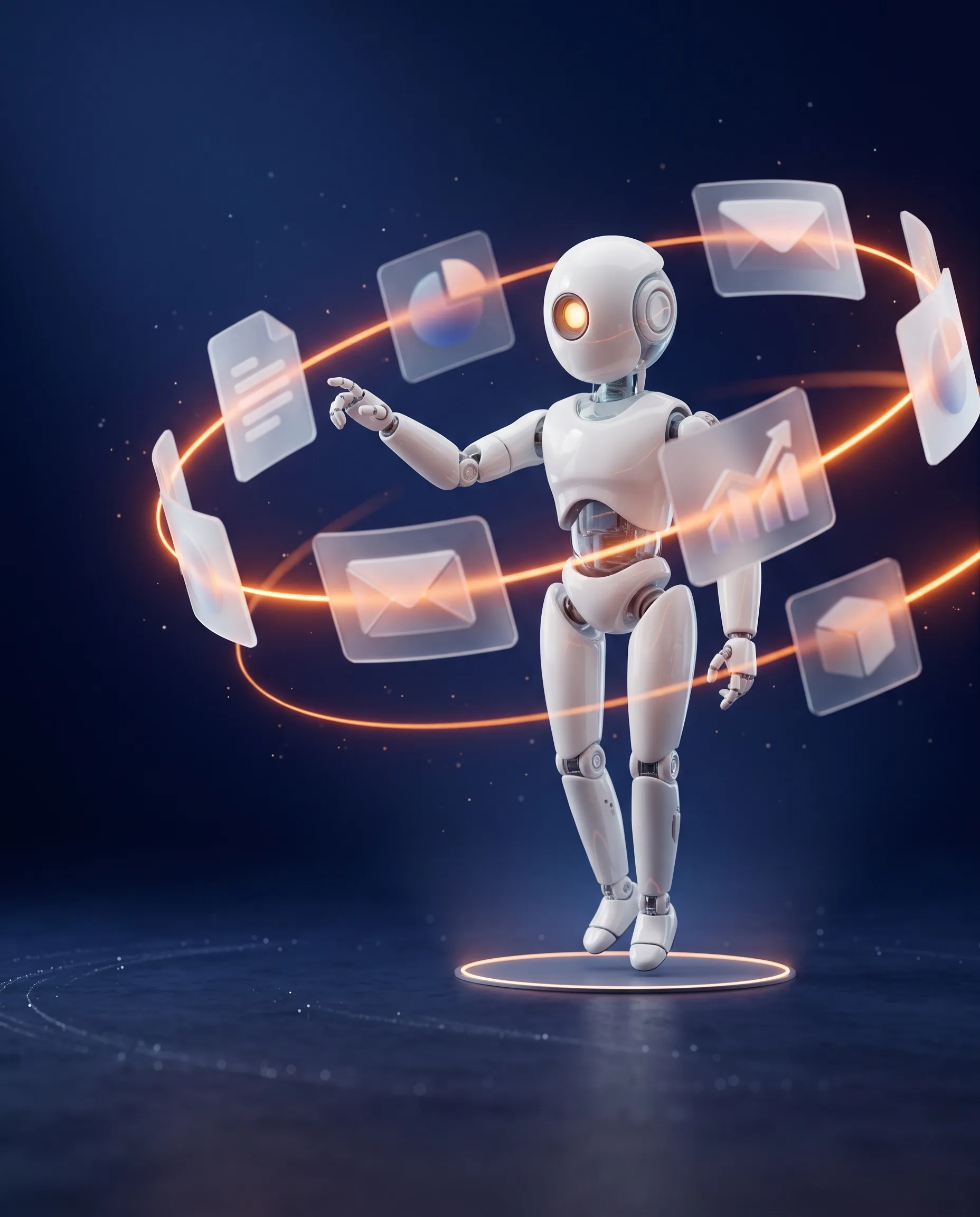 Agente AI che coordina i processi di un'azienda