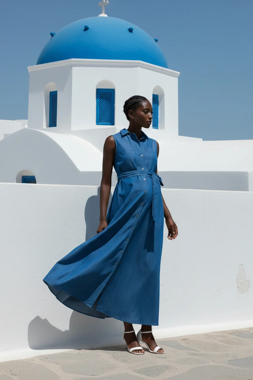 Pietro Brunelli — Santorini — Video AI Moda Premaman, immagine 6