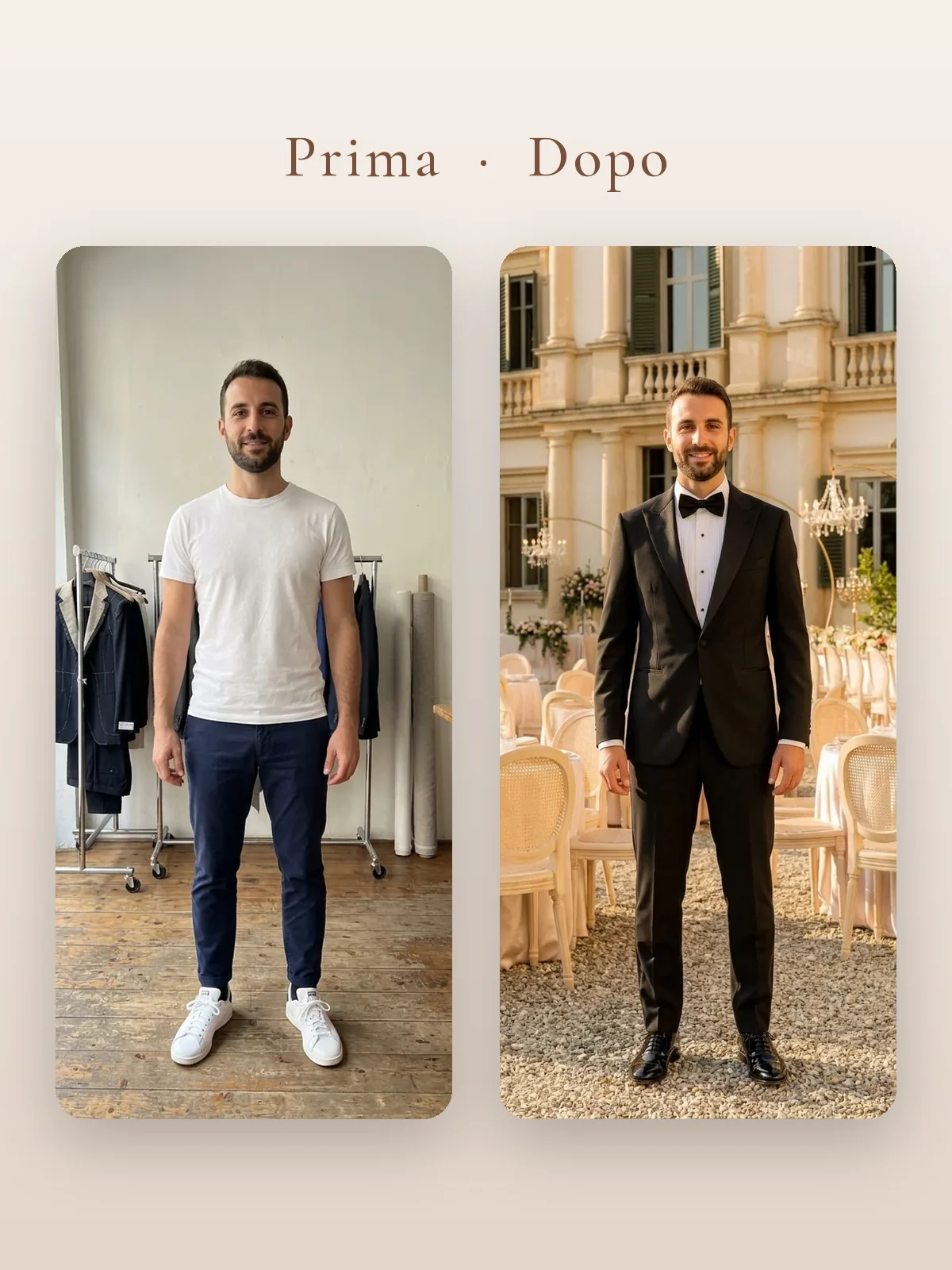 MYO Try-On — App prova abiti — Prima e dopo, in pochi minuti
