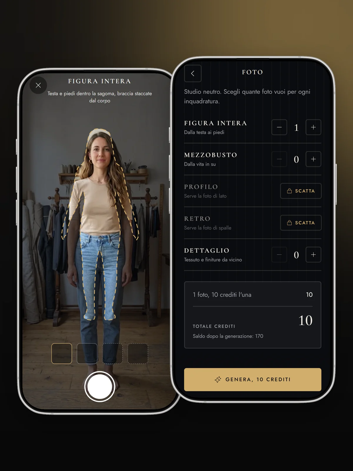 MYO Try-On — App prova abiti — La foto giusta al primo colpo