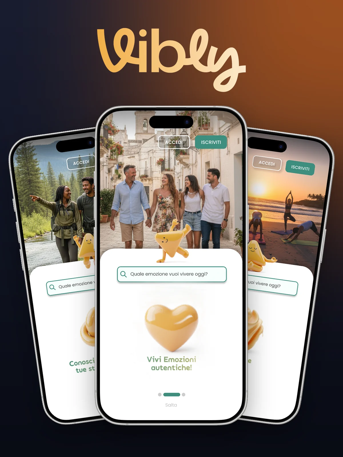 Vibly — App di esperienze — App per Esperienze di Gruppo