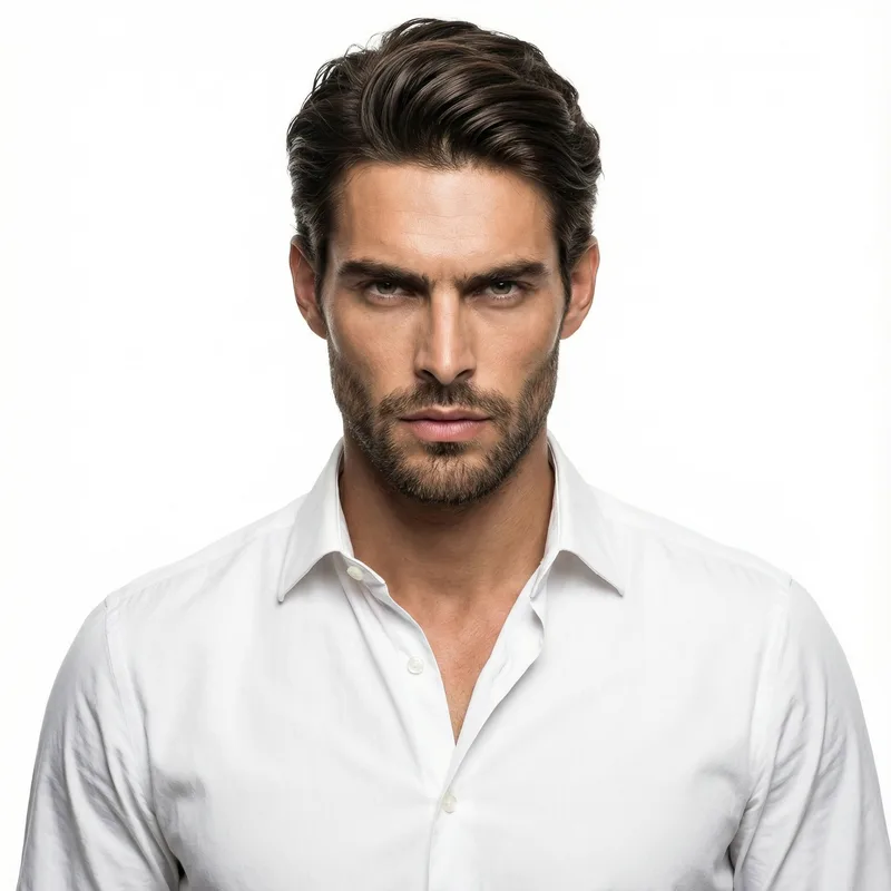 Modello virtuale AI uomo Roberto — MYO Creative Studio