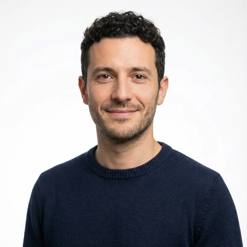 Modello virtuale AI uomo Silvio — MYO Creative Studio